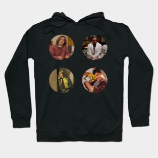 Nick and Schmidt Sticker Pack Hoodie